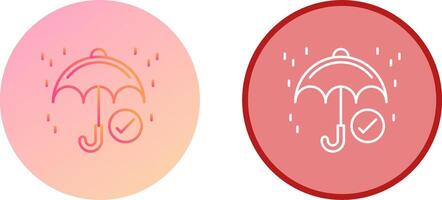 Keep Dry Icon Design vector