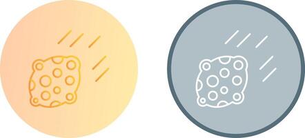 Asteroid Icon Design vector