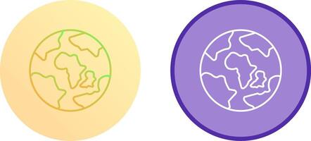 Earth Icon Design vector