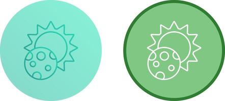 Eclipse Icon Design vector