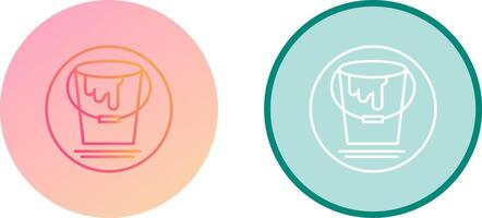 Paint Bucket Icon Design vector