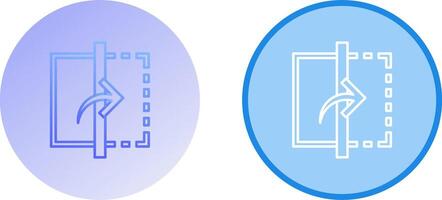 Reflect Icon Design vector