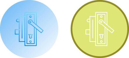 Door Handle Icon Design vector
