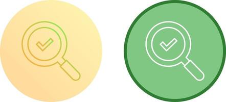 Magnifying Glass Icon Design vector