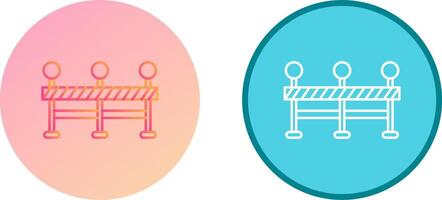 Roadblock Icon Design vector