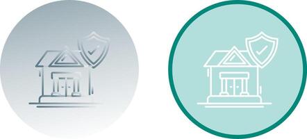 House Protection Icon Design vector