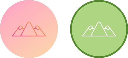 Mountain Icon Design vector