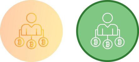 User Down Icon Design vector
