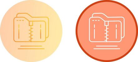 Compressed Icon Design vector