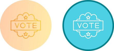 Vote Icon Design vector