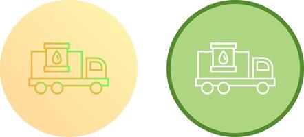 Fuel Truck Icon Design vector