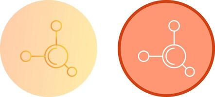 Molecule Icon Design vector