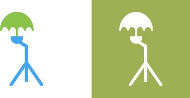 Unique Umbrella Stand Icon Design vector