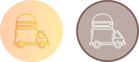 Fast Food Truck Icon Design vector