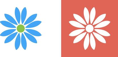 Unique Flower Icon Design vector