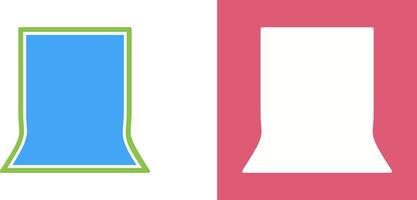 Unique Back Stand Icon Design vector