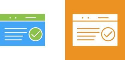 Unique QC Passed Icon Design vector
