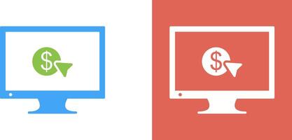 Unique Pay Per Click Icon Design vector