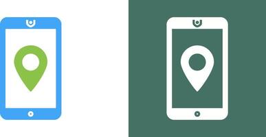 Unique GPS Service Icon Design vector