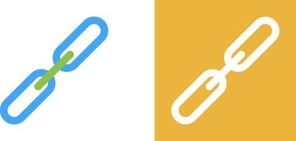 Link Building Icon Design vector