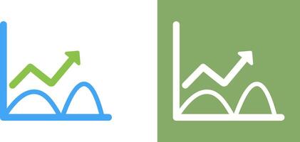 Trend in Graph Icon Design vector