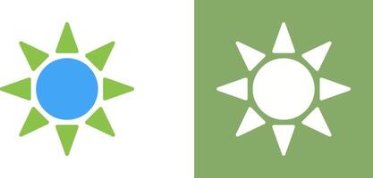 UV Radiation Icon Design vector