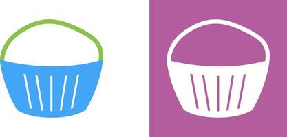 Chocolate Muffin Icon Design vector