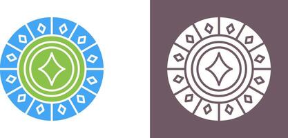 Diamond Chip Icon Design vector
