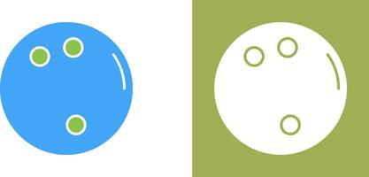 Bowling Ball Icon Design vector