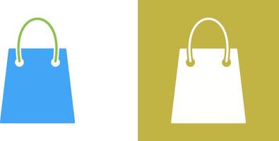 Unique Shopping Bag Icon Design vector