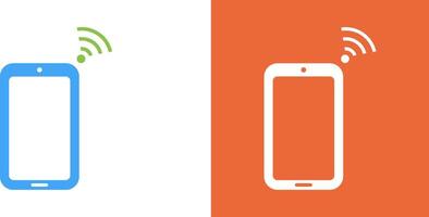 Unique Connected Device Icon Design vector