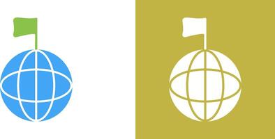 Unique Global Signals Icon Design vector