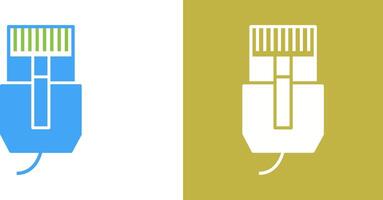 Unique Internet Cable Icon Design vector