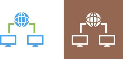 Unique Internet Connectivity Icon Design vector