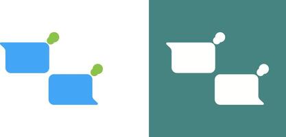 Unique Chatting Icon Design vector