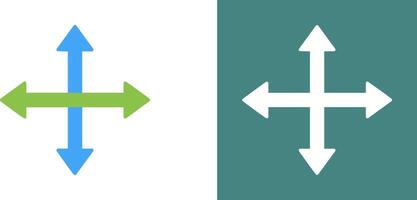 Unique Move Icon Design vector