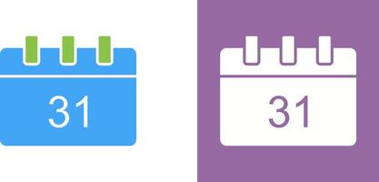 Unique Calendar Icon Design vector