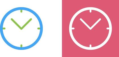 Unique Clock Icon Design vector