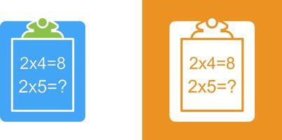 Unique Solving Question Icon Design vector