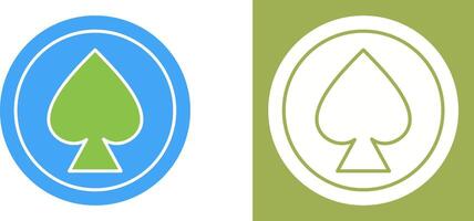 Unique Spade Icon Design vector