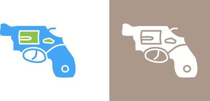 Unique Revolver Icon Design vector