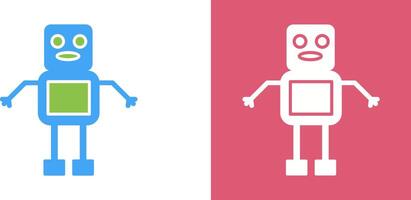 Unique Robot Icon Design vector