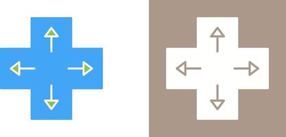 Unique Direction Keys Icon Design vector
