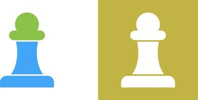 Unique Pawn Icon Design vector