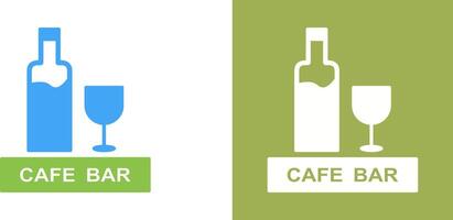 Unique Drinks Cafe Icon Design vector