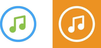 Music Player Icon Design vector