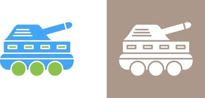 Infantry Tank Icon Design vector