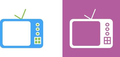TV Set Icon Design vector