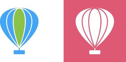 Hot Air Balloon Icon Design vector