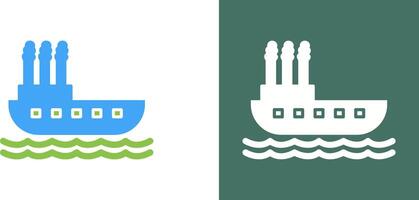 Steamboat Icon Design vector